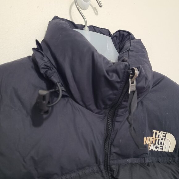 The North Face 1996 Retro Nuptse 700 Down Puffer Jacket Black Women’s Sz XS - Picture 6 of 12